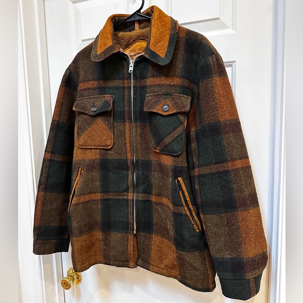 Woolrich Men’s Plaid Wool Jacket